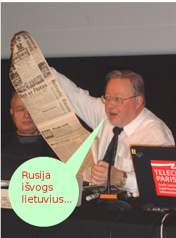 Vytautas Landsbergis skelbia naują Rusijo pavojų: Rusija dabar galinti išvogti lietuvius
